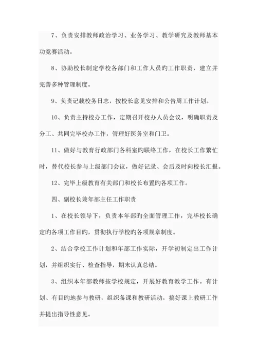 学校各部门工作职责及管理制度汇编.docx