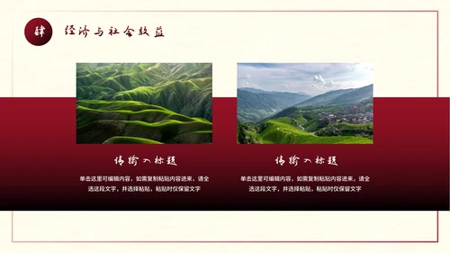 建设美丽乡村旅游商业计划书PPT模板