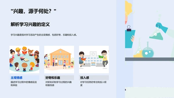 学习兴趣培养PPT模板