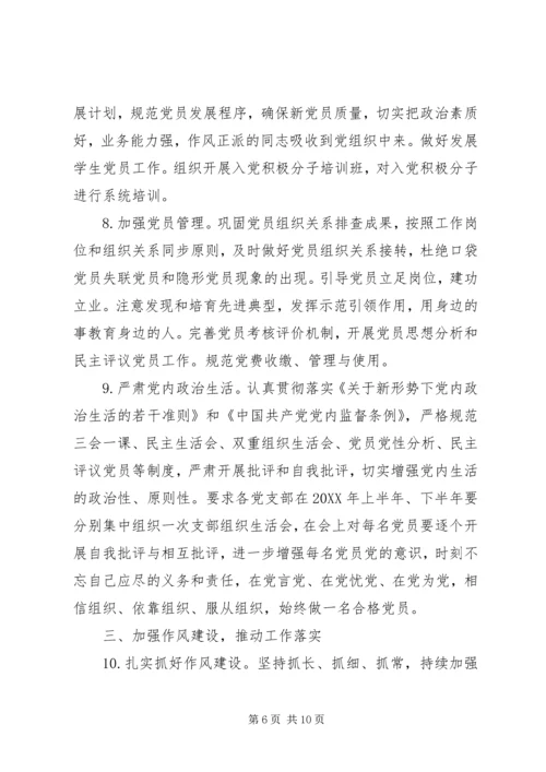 学校201X年党建工作要点.docx