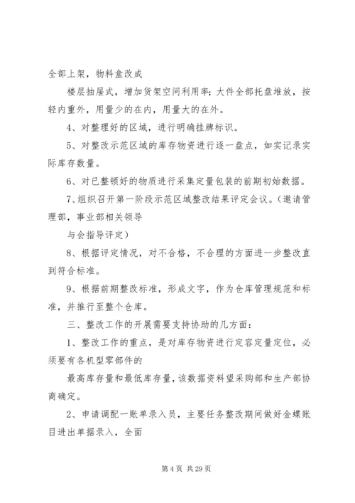 仓库部整改方案.docx