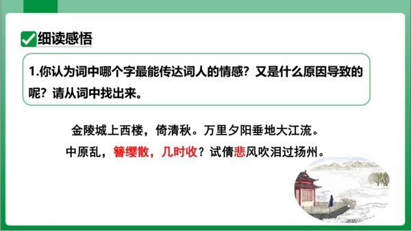 八年级上册第六单元课外古诗词诵读 相见欢（课件）【2023秋统编八上语文高效实用备课】(共20张PP
