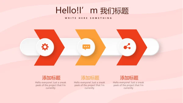粉色时尚汉堡美食动态PPT