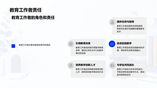 医学教育改革报告PPT模板