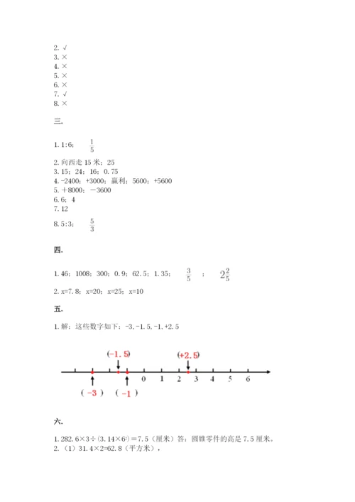 小学毕业班数学检测题（培优b卷）.docx