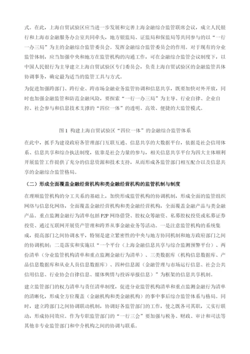 上海自贸试验区探索完善金融综合监管制度研究.docx