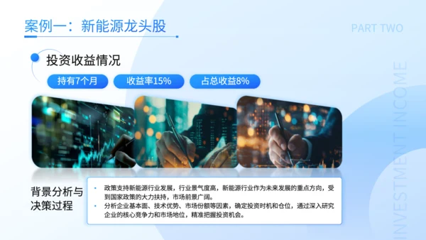 蓝色商务风私募基金经理年度投资复盘述职报告PPT