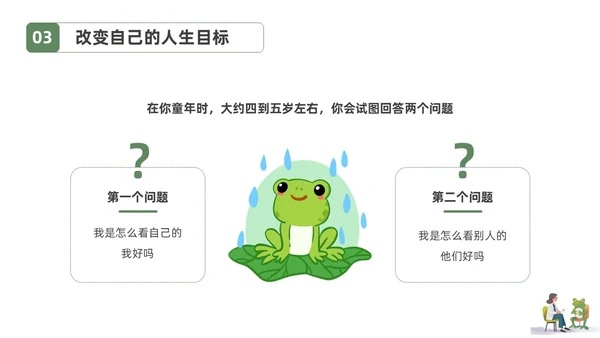 插画简约蛤蟆先生去看心理医生读书分享会PPT课件