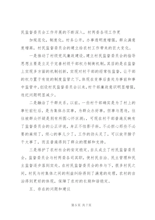 村监委会工作总结 (2).docx