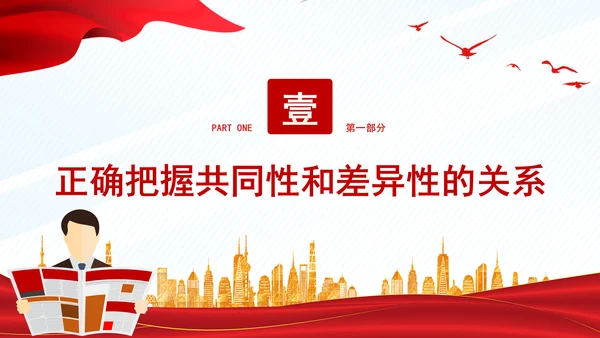 正确把握民族工作的“四个关系”PPT干部学习教育党课