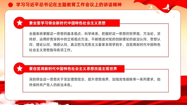 主题教育党课第二批主题教育部署会议主题教育党建ppt