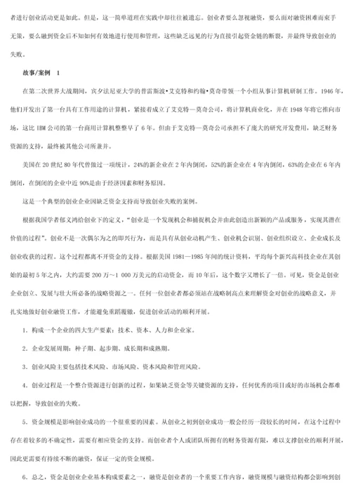 创业融资案例精析.docx