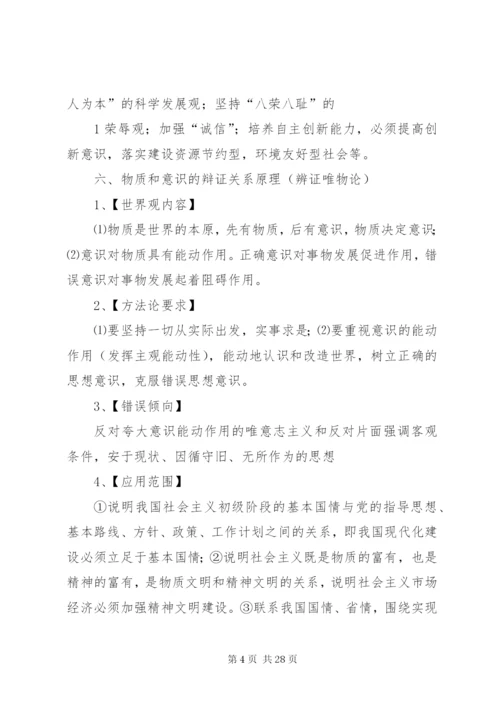 马克思主义哲学的基本原理和方法论总结 (2).docx