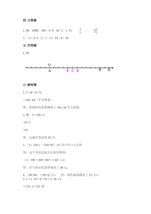 北师大版六年级下册数学 期末检测卷（考点提分）.docx