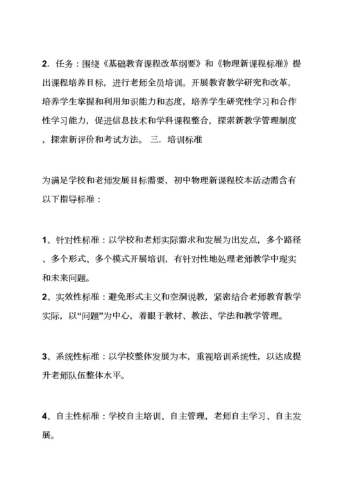 活动专项方案之物理教师培训专项方案.docx