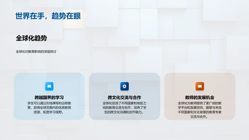 教育演变与挑战PPT模板