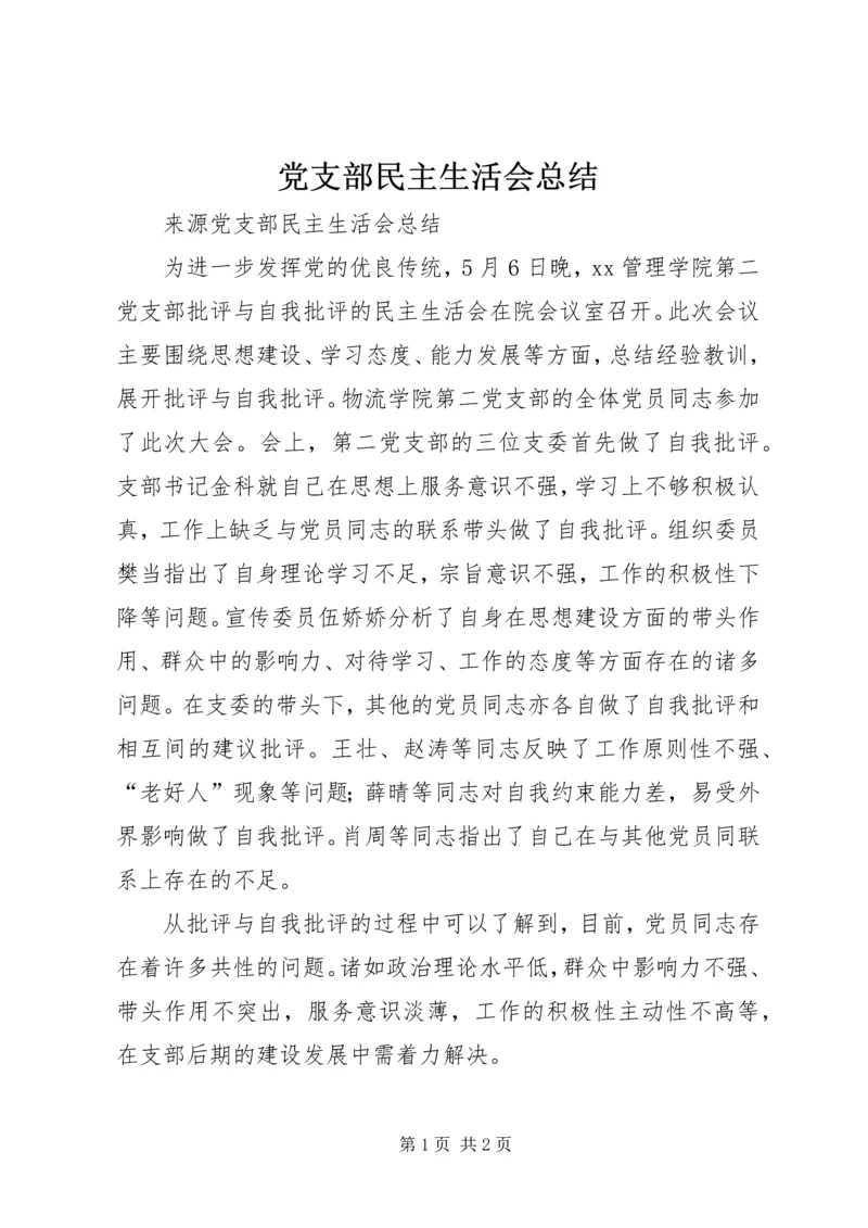 党支部民主生活会总结_1.docx