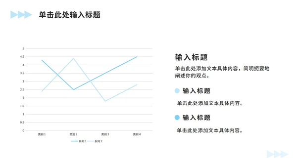 蓝色极简工作总结汇报ppt模板