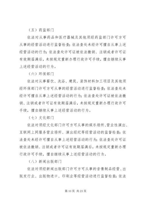 关于侦办无证无照经营查处取缔失职渎职案件的思考.docx