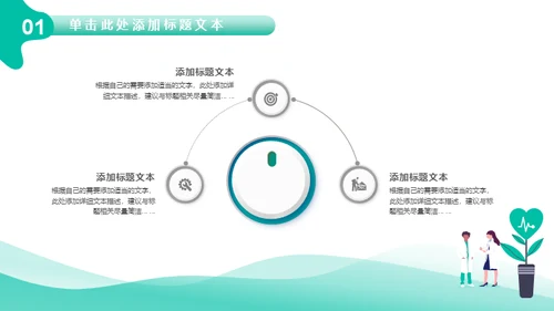 医疗机构医生工作汇报通用PPT模板