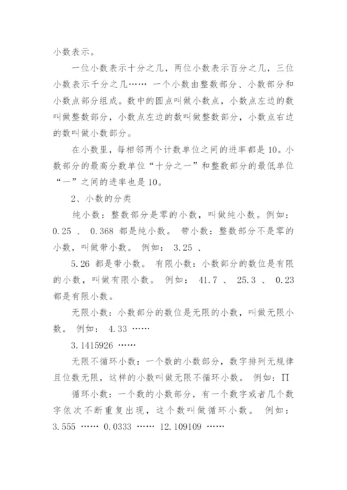 小学六年级数学知识点总结.docx