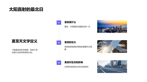 夏至天文知识讲座PPT模板