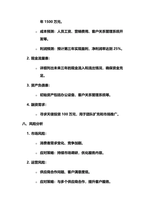 商业计划书