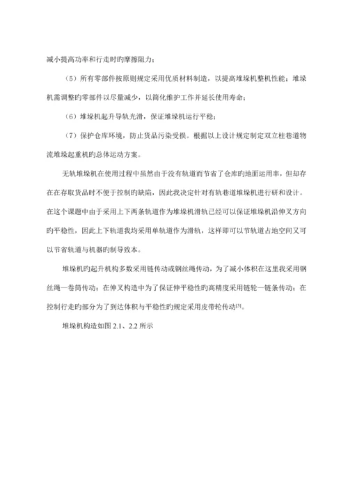 双立柱堆垛机说明书.docx