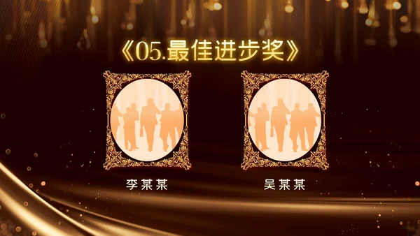 2023公司年会兔年赢战颁奖盛典ppt
