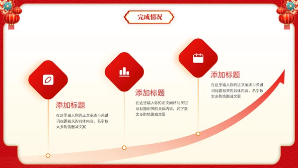 龙年行大运新春工作总结汇报通用PPT模板