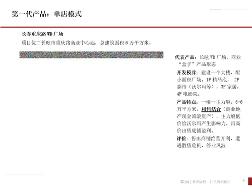 商业地产盈利模式、组织管控和开发运营管理