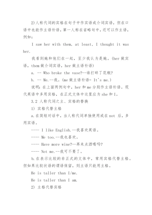 英语基础语法：代词重要知识点总结_1.docx