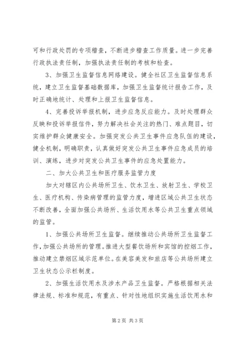 社区卫生监督协管工作计划.docx