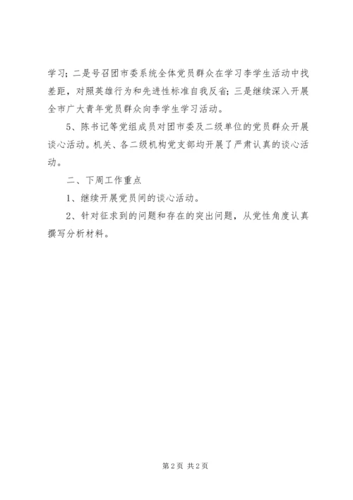 团市委本周工作开展情况汇报_1.docx