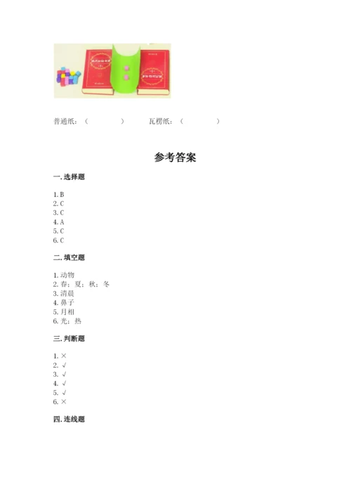 教科版小学二年级上册科学期末测试卷（突破训练）.docx