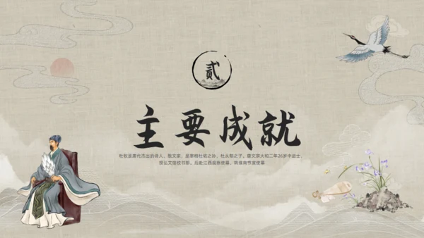 三国志诸葛亮孔明介绍通用PPT模板