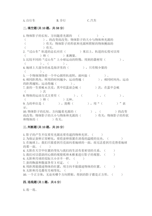 教科版科学三年级下册 期末测试卷【考点梳理】.docx