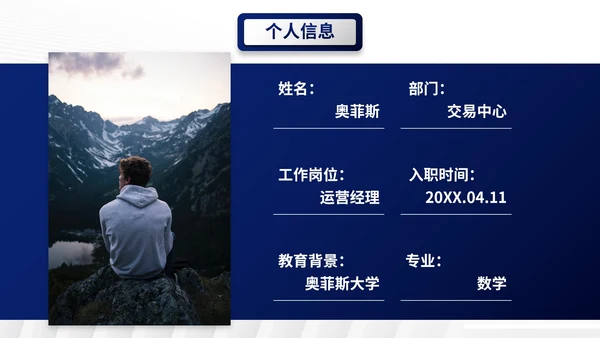 简约微立体几何商务岗位竞聘报告PPT模板