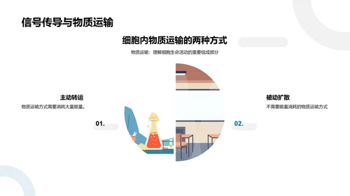 细胞生物学教学PPT模板