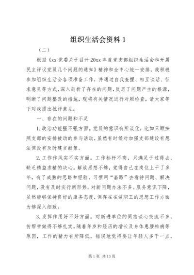 组织生活会资料1.docx