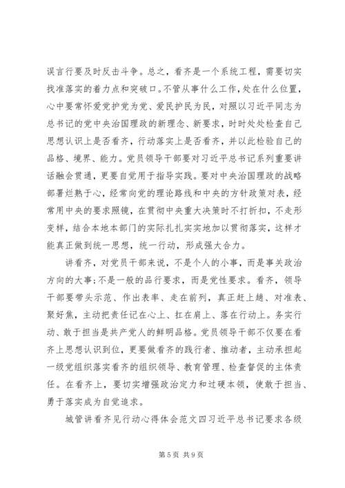 城管讲看齐见行动心得体会 (2).docx