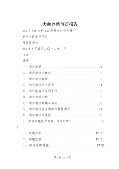 大鹅养殖可研报告 (5).docx