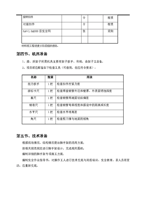 啤酒厂土建项目落地式脚手架安全专项方案