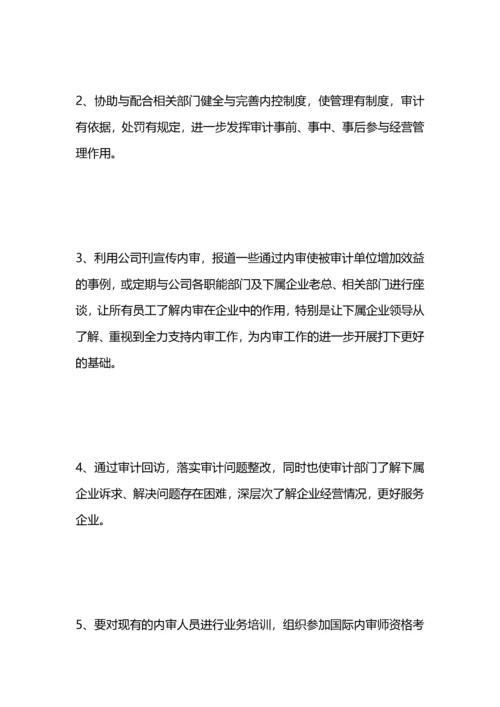 企业内审工作计划.docx