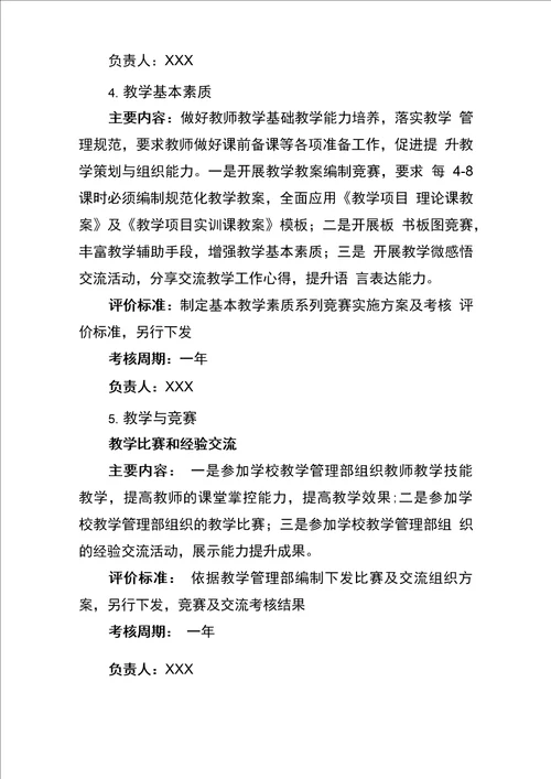 教师能力提升考核方案