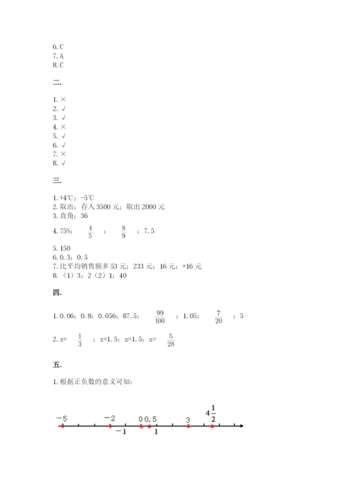 沪教版六年级数学下学期期末测试题【满分必刷】.docx