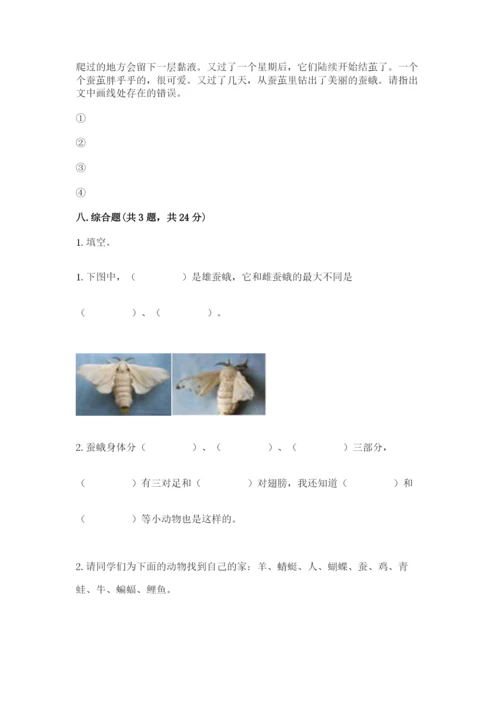 教科版科学三年级下册 期末测试卷审定版.docx