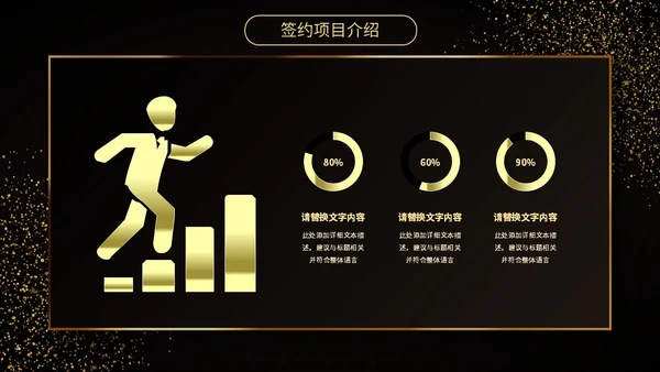 黑金房地产行业启动仪式PPT