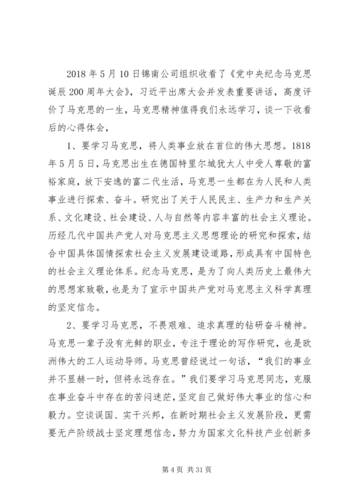 学习马克思精神心得体会15篇.docx