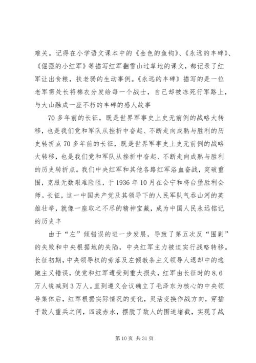 学长征精神,作合格党员.docx
